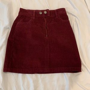 Holister Maroon skirt